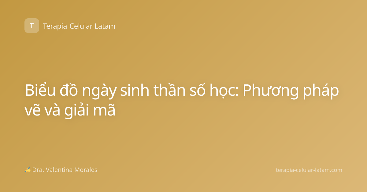 Biểu đồ ngày sinh thần số học: Phương pháp vẽ và giải mã