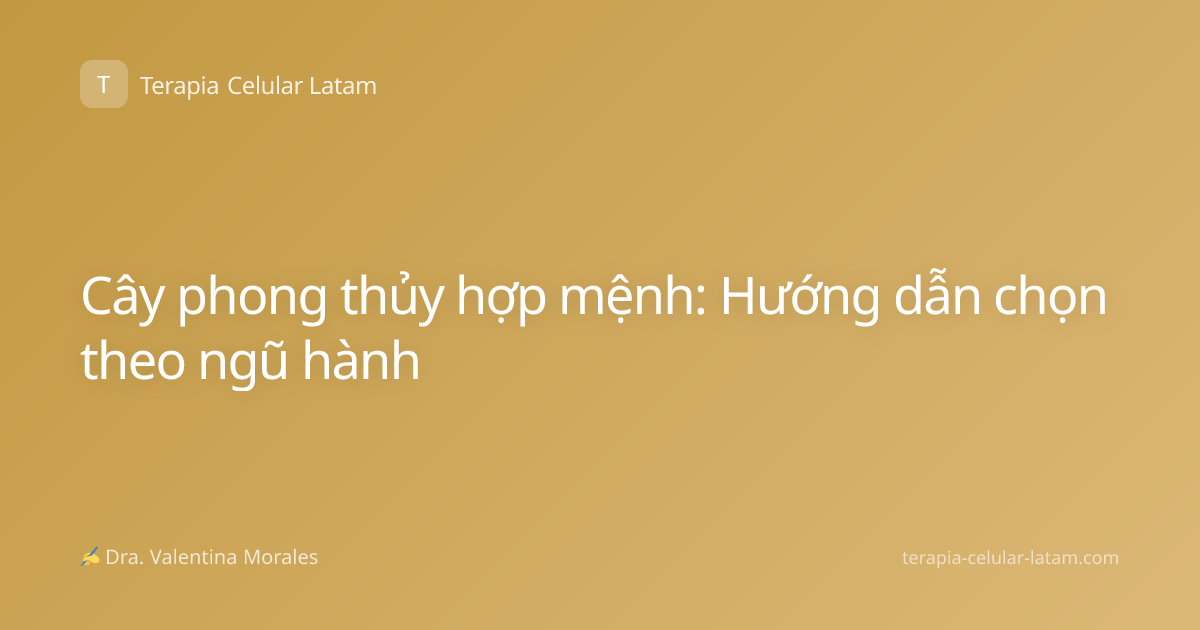 Cây phong thủy hợp mệnh: Hướng dẫn chọn theo ngũ hành
