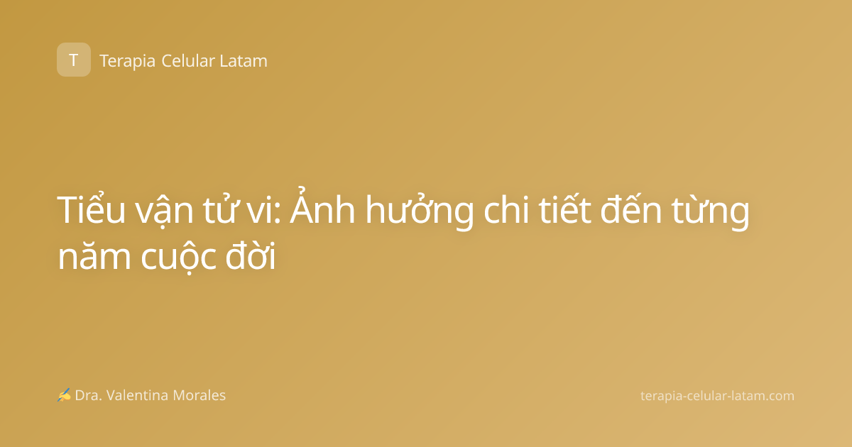 Tiểu vận tử vi: Ảnh hưởng chi tiết đến từng năm cuộc đời